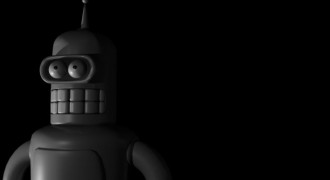 Bender from Futurama 3d model