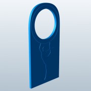 Person hanging from ring v3  3d model