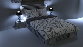 Bed 3d model