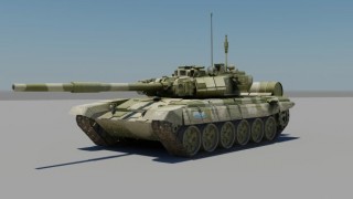 T-90A 3d model