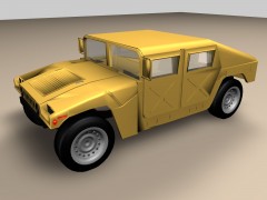 Humvee fordon 3d model