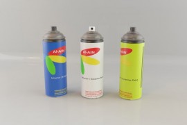 Spray Paint Cans 3d model