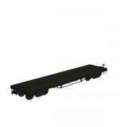 Flat car v1  3d model