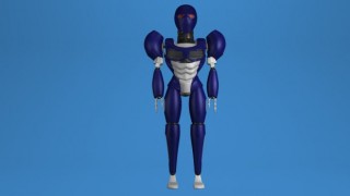 Sci-Fi-Roboter 3d model