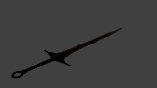 Dragonbone Sword 3d model