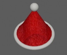 クリスマスキャップ 3d model