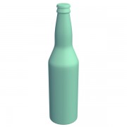 オンスビール瓶v2 3d model