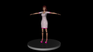 Female Character 3d model