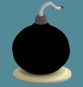 Black Hand Bomb 3d model