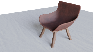 Leather Chair 3d model