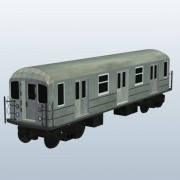 Subway Car v2  3d model