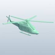 中型升降机直升机v1 3d model