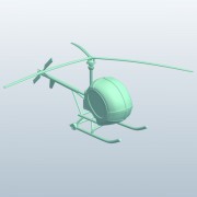 Light Utility Helicopter2转子v1 3d model