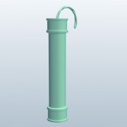 pipe bomb v1  3d model