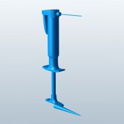 Air Pump Corkscrew v1  3d model