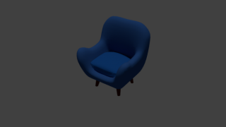 Armchair 3d model