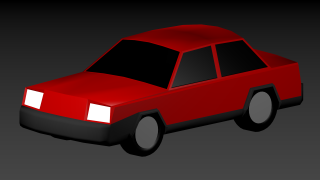 Low-Poly Car 3d model