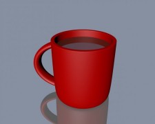 Çay bardağı 3d model