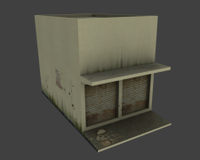 古い建物 3d model