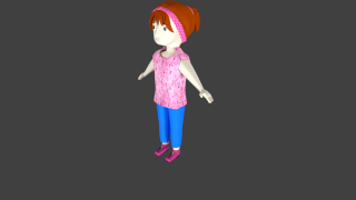 Little Girl  3d model