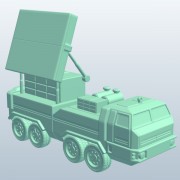 Mobile Radar System v1  3d model