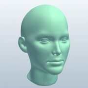 FemaleHead v4  3d model