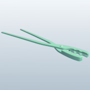 Tongs wolf jaw v1  3d model