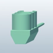 开信刀TrafficLight v1 3d model