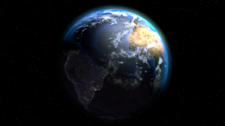 Earth In Space 3d model