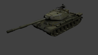 Serbatoio pesante IS-4 3d model