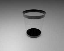 Trash can 3d model