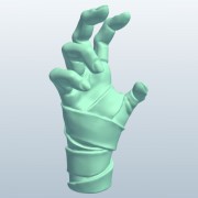 Mano de momia v1 modelo 3d