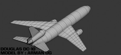 道格拉斯DC-10 3d model