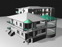 Casa residenziale 3d model