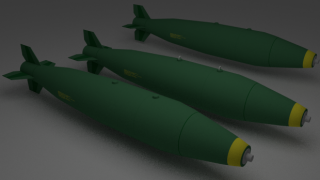 MK-83炸弹 3d model