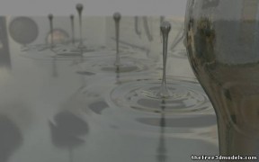 Splash(Water Drop) 3d model