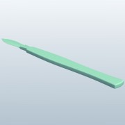 柳叶刀v1 3d model