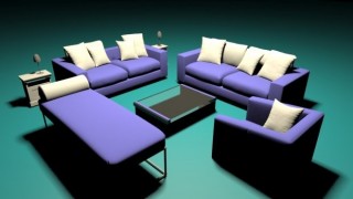 sofa furniture 3d model