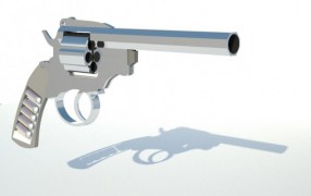 Vieux revolver 3d model