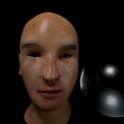 Male Head 3d model