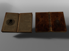 Eenvoudig boek 3d model