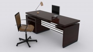 Modern Desk 3d model