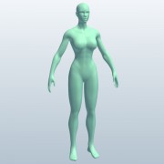 WomanNeutral v5  3d model