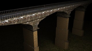 Vieux pont LP 3d model