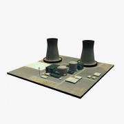 Planta de energía nuclear v1 modelo 3d