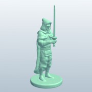 泥棒決闘の剣v1 3d model