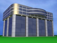 architecture 3d model