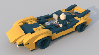 LEGO Car 3d model