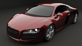 Audi r8 3d model