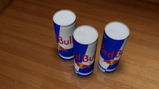 Red Bull can 3d model